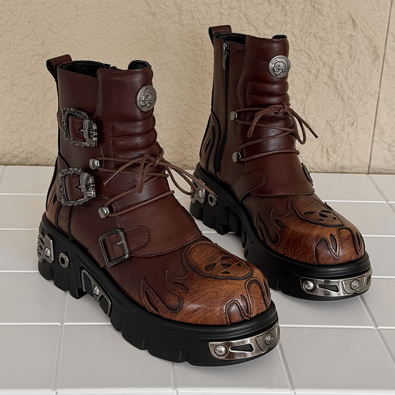 Sepatu Bot Motor Pria Model Pu - Fashion Men'S Boots ulasan dan harga