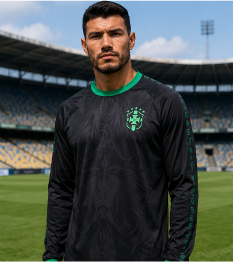 Kaos Sepak Bola Lengan Panjang - Mens Fashion Trend ulasan dan harga