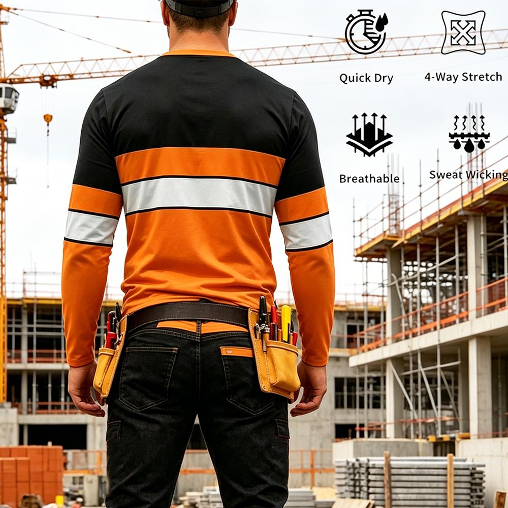 Seragam Kerja Bergaris Warna C - Men'S Fashion T Shirts ulasan dan harga