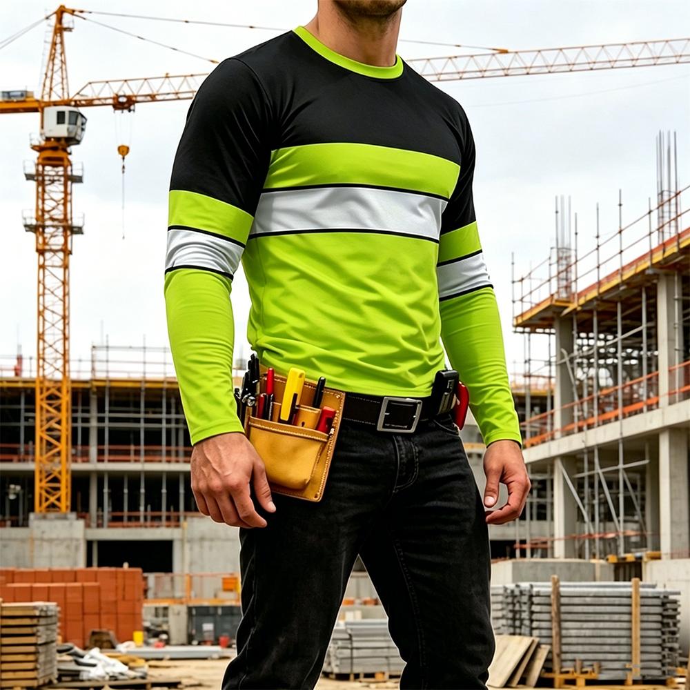 Seragam Kerja Bergaris Warna C - Men'S Fashion T Shirts ulasan dan harga